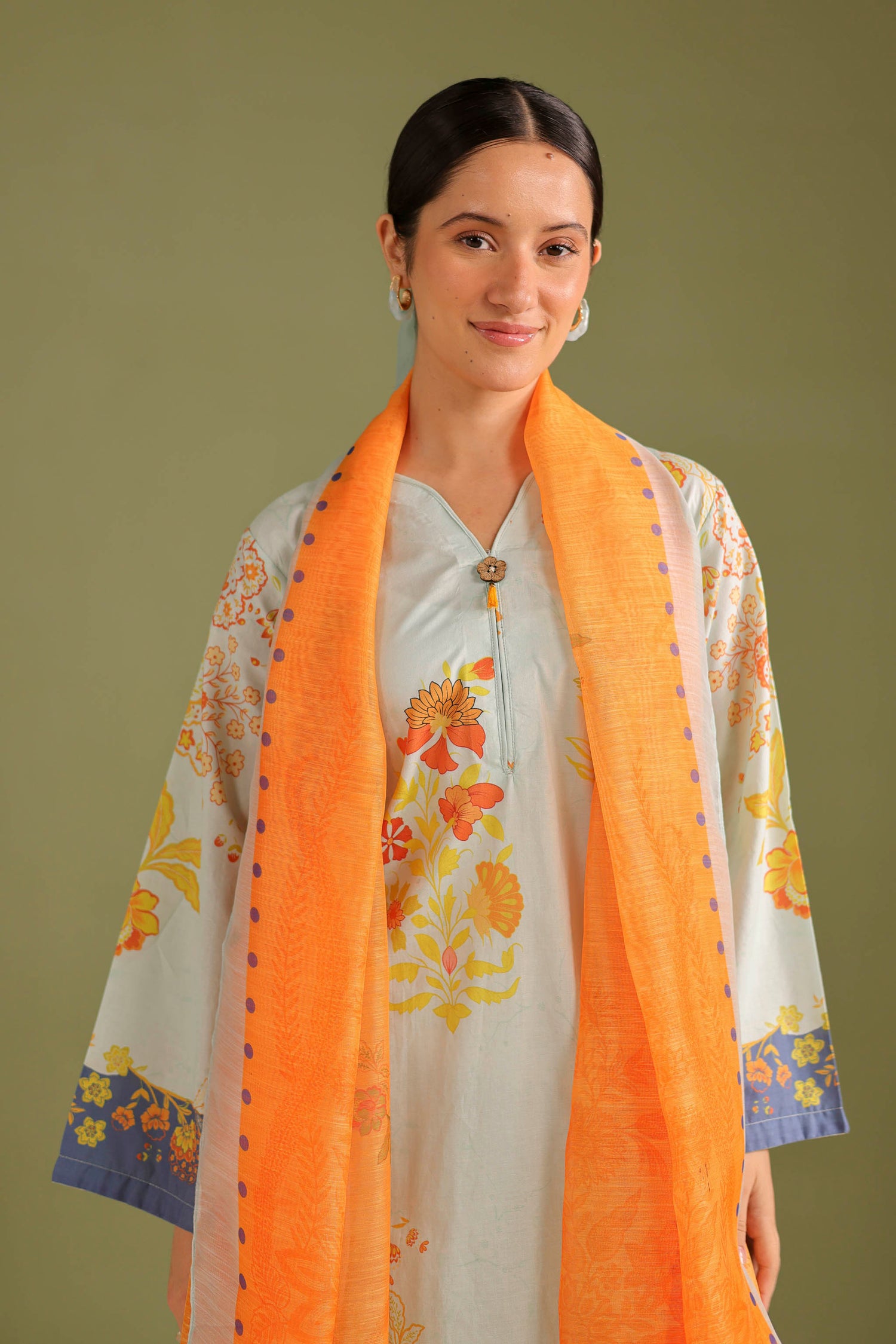 3PC Printed Lawn Suit - 42707