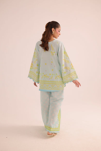 2PC Summer Lawn Dress- PRT L42724