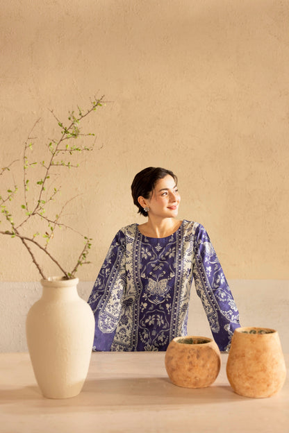 2PC Light Khaddar Dress - HM03