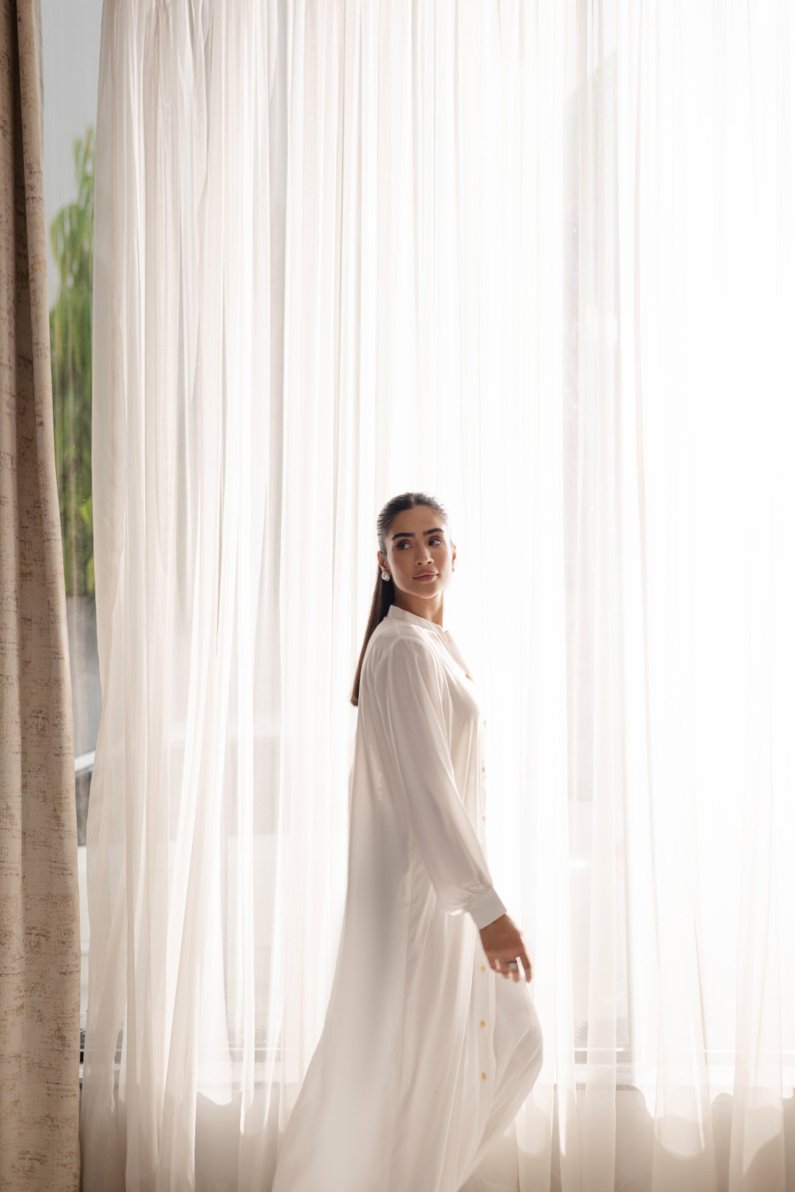 Solid 2PC Dress - SP-05 White