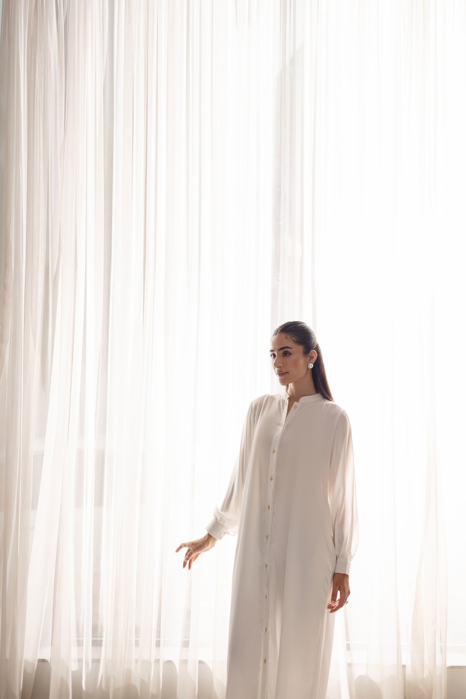 Solid 2PC Dress - SP-05 White