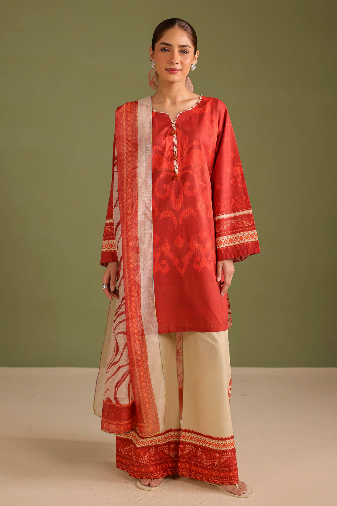 3PC Printed Lawn Suit - 42666