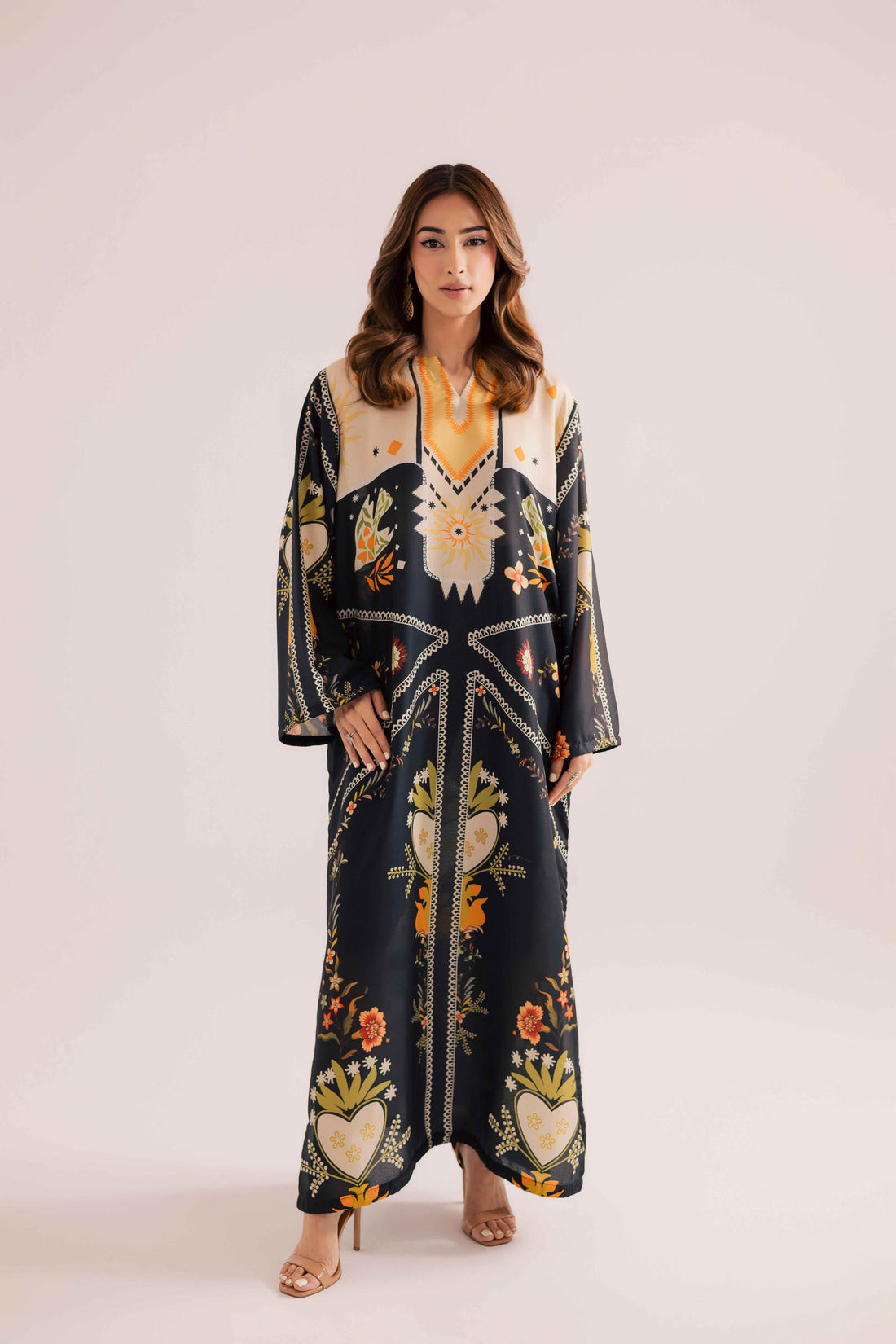 KF05 - Printed Kaftaan