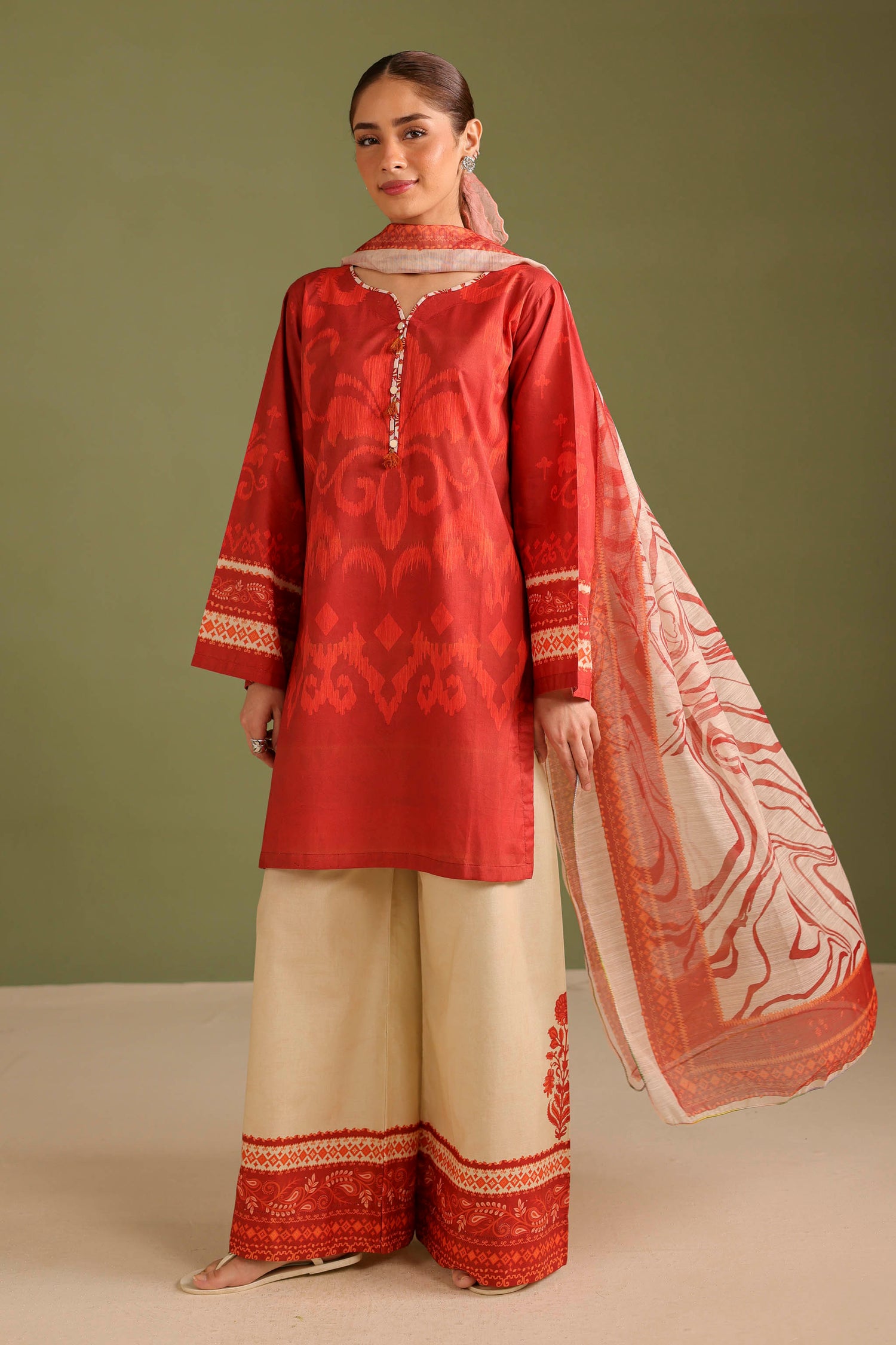 3PC Printed Lawn Suit - 42666