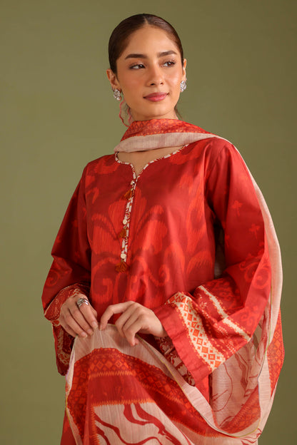 3PC Printed Lawn Suit - 42666
