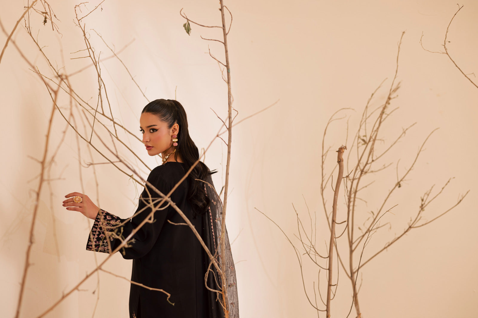 3PC Luxury Embroidered Dress- RSB10