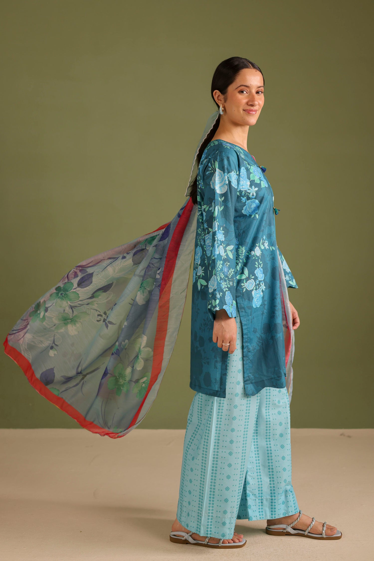3PC Printed Lawn Suit - 42676