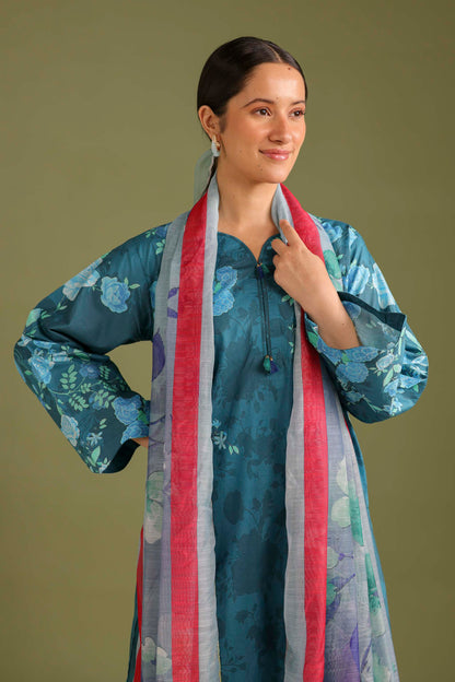 3PC Printed Lawn Suit - 42676