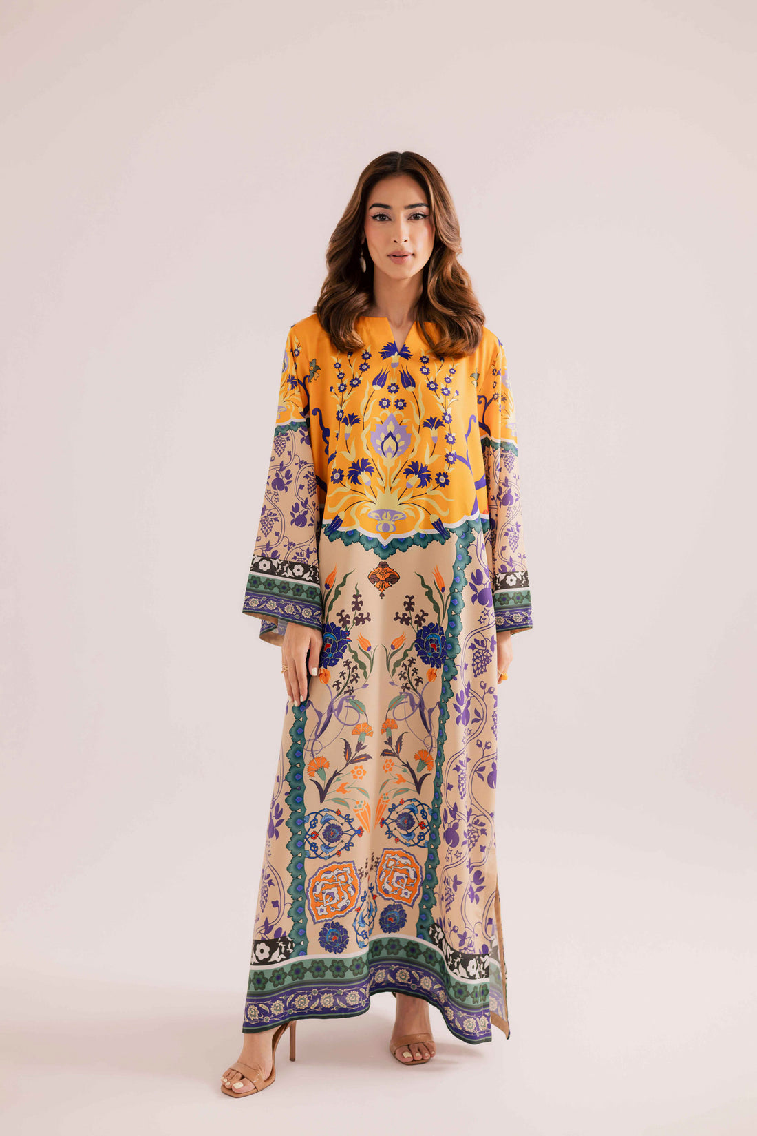 KF06 - Printed Kaftaan