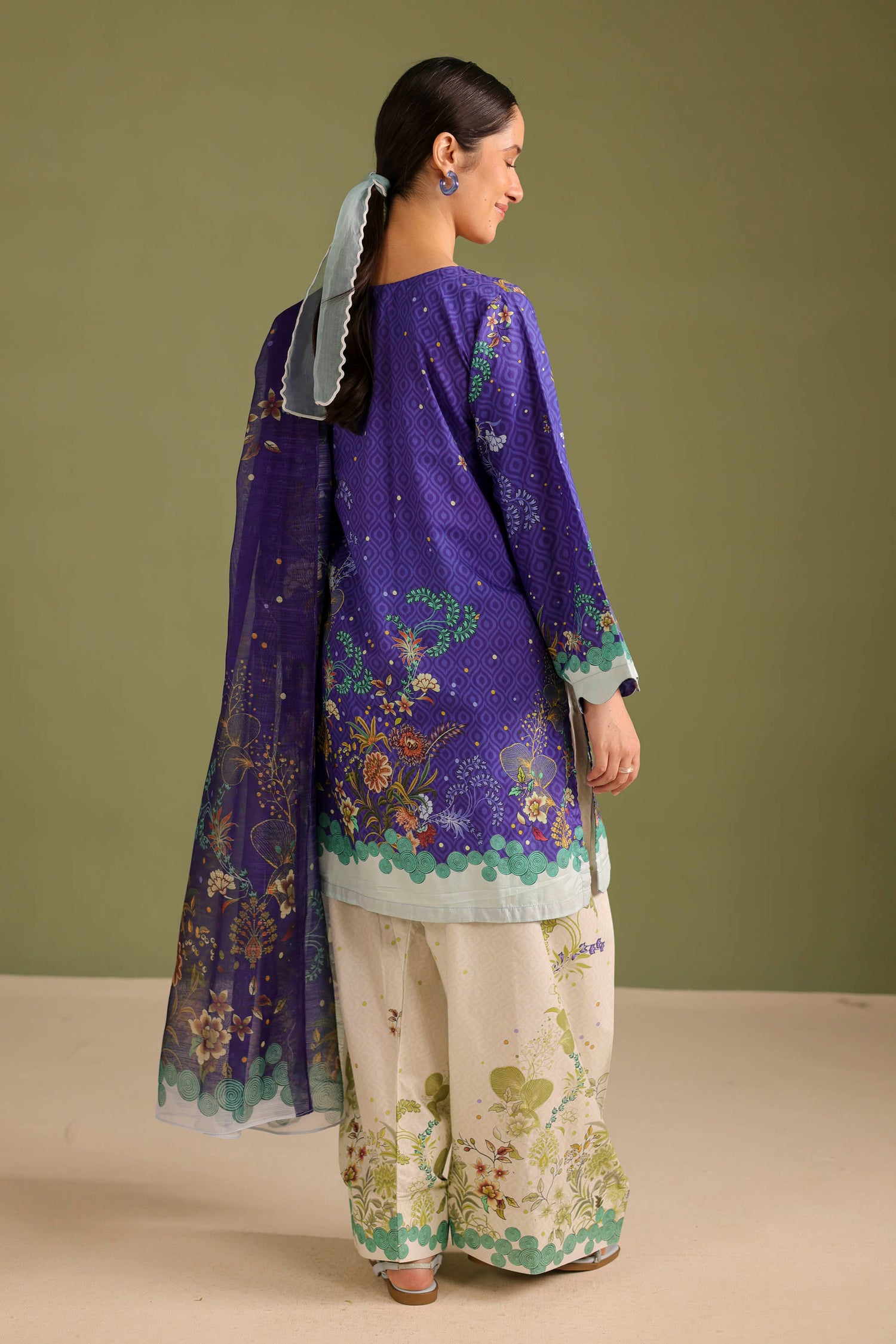 3PC Printed Lawn Suit - 42714