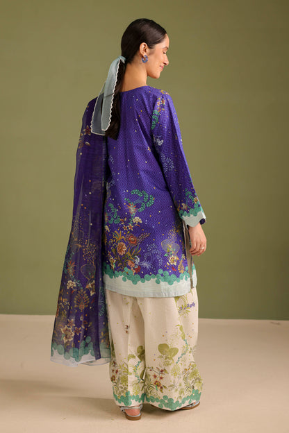 3PC Printed Lawn Suit - 42714