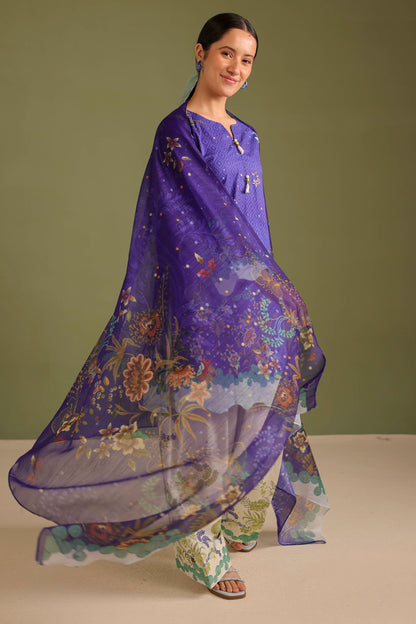 3PC Printed Lawn Suit - 42714