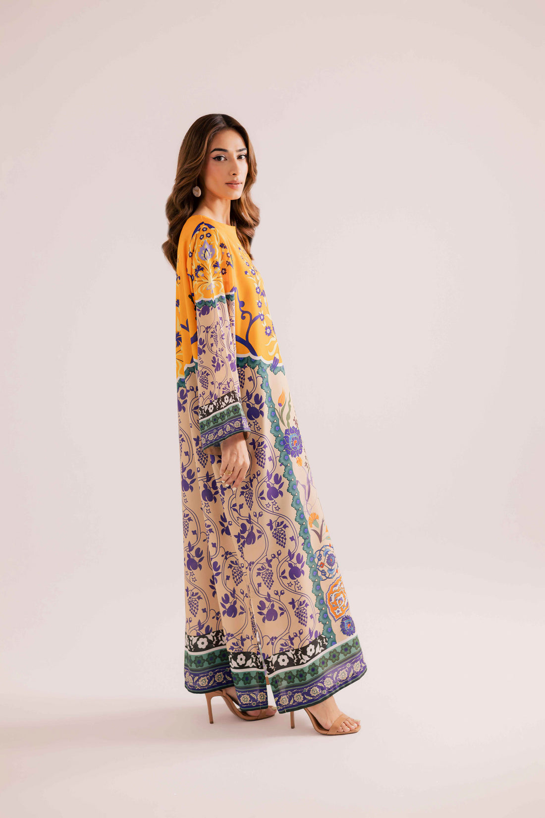 KF06 - Printed Kaftaan