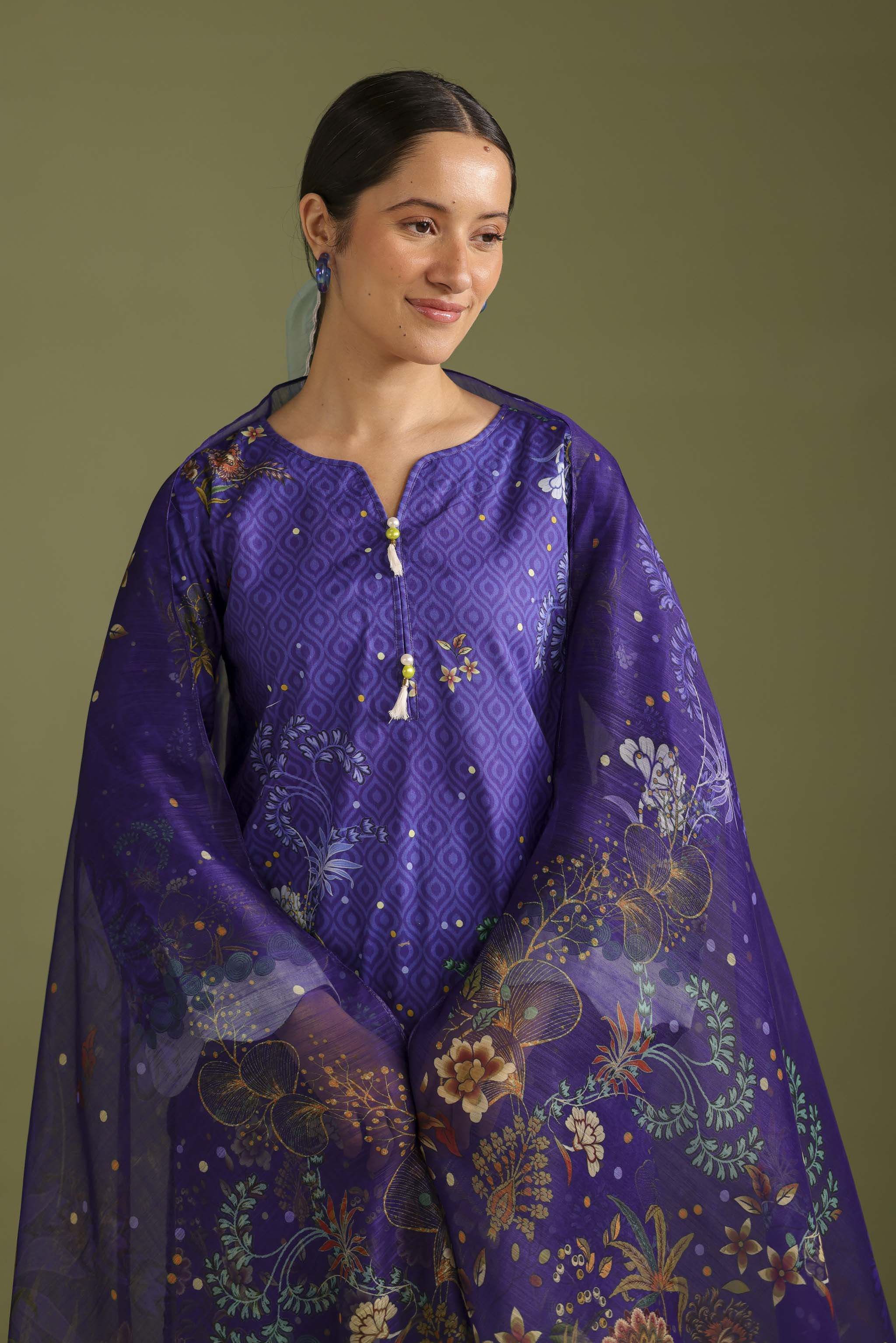 3PC Printed Lawn Suit - 42714