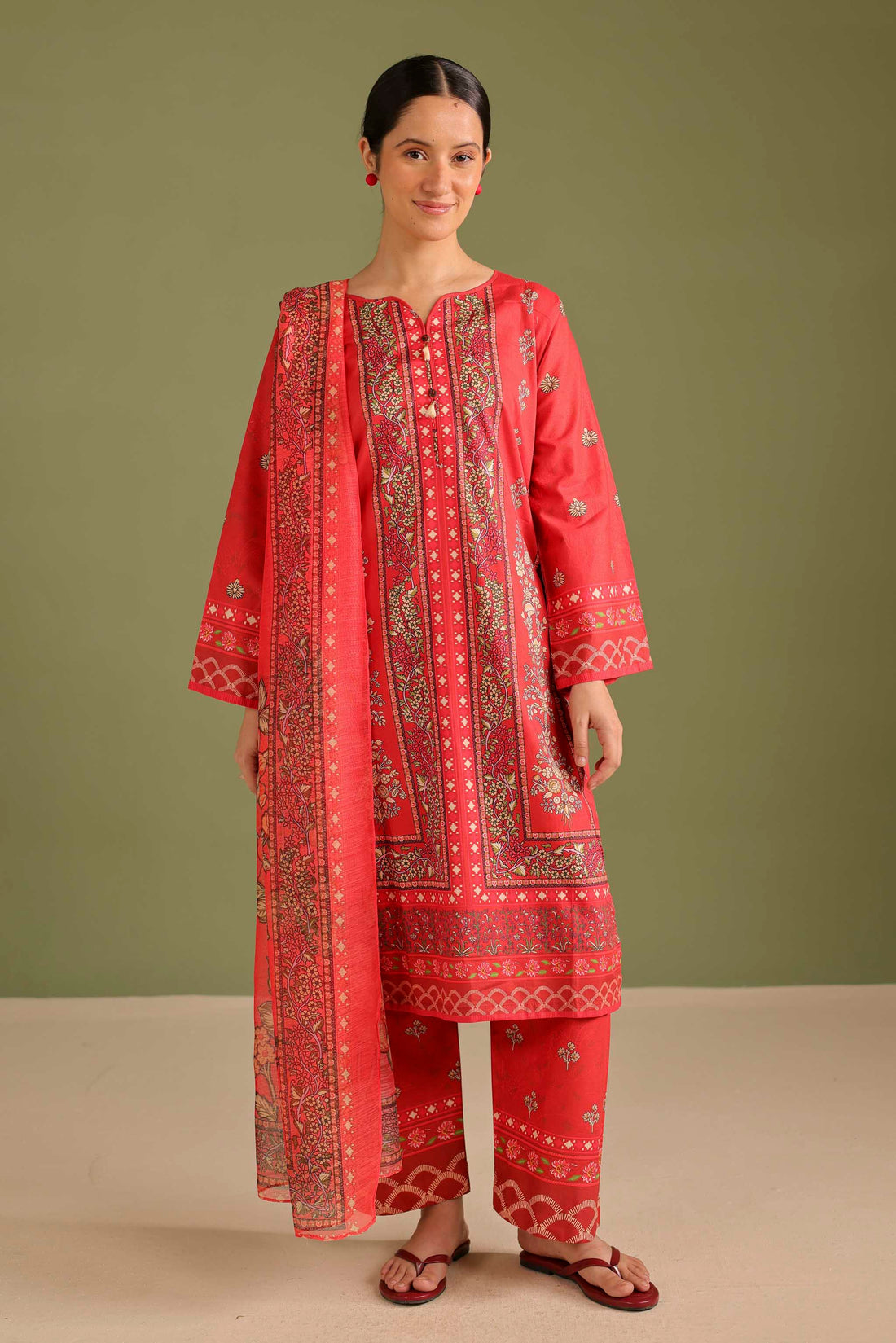 3PC Printed Lawn Suit - 42684