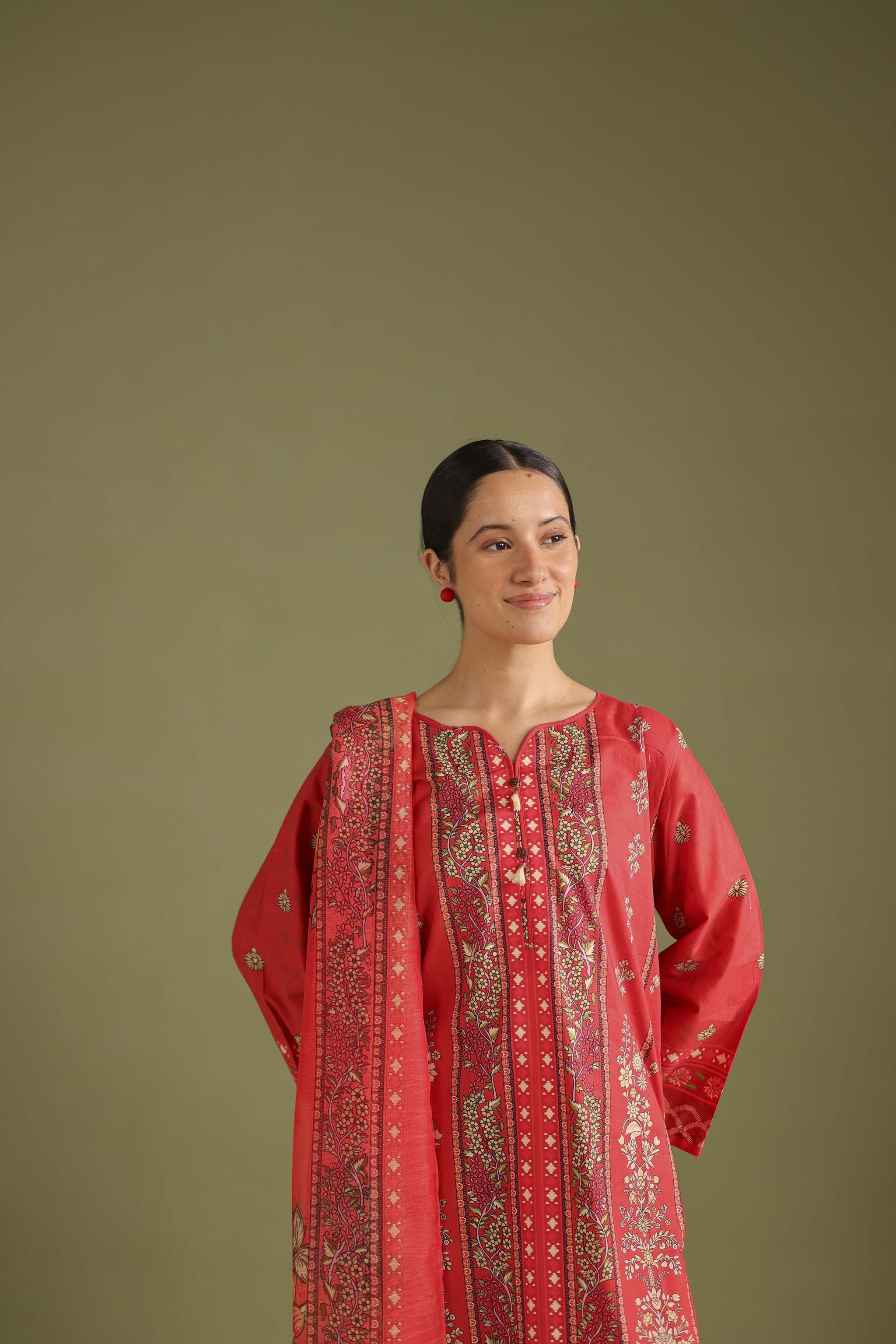 3PC Printed Lawn Suit - 42684