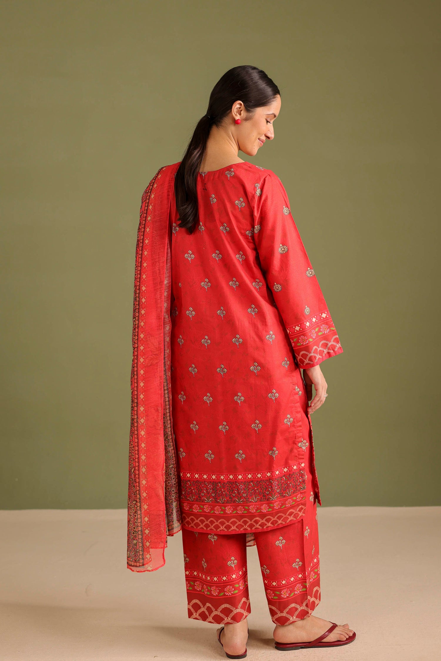 3PC Printed Lawn Suit - 42684