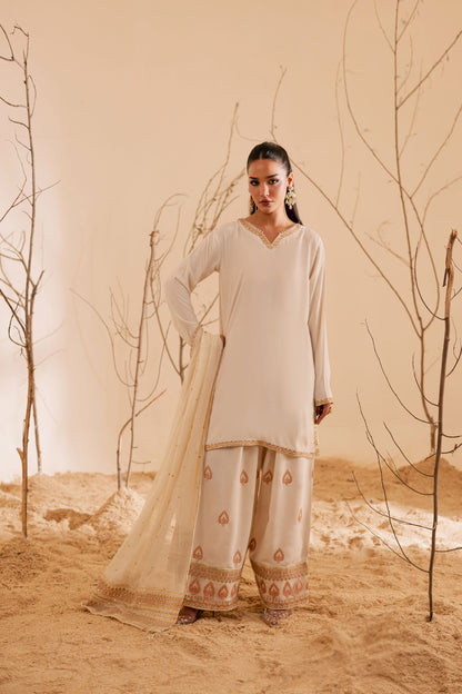 3PC Luxury Embroidered Dress- RSC03