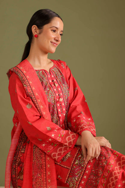 3PC Printed Lawn Suit - 42684