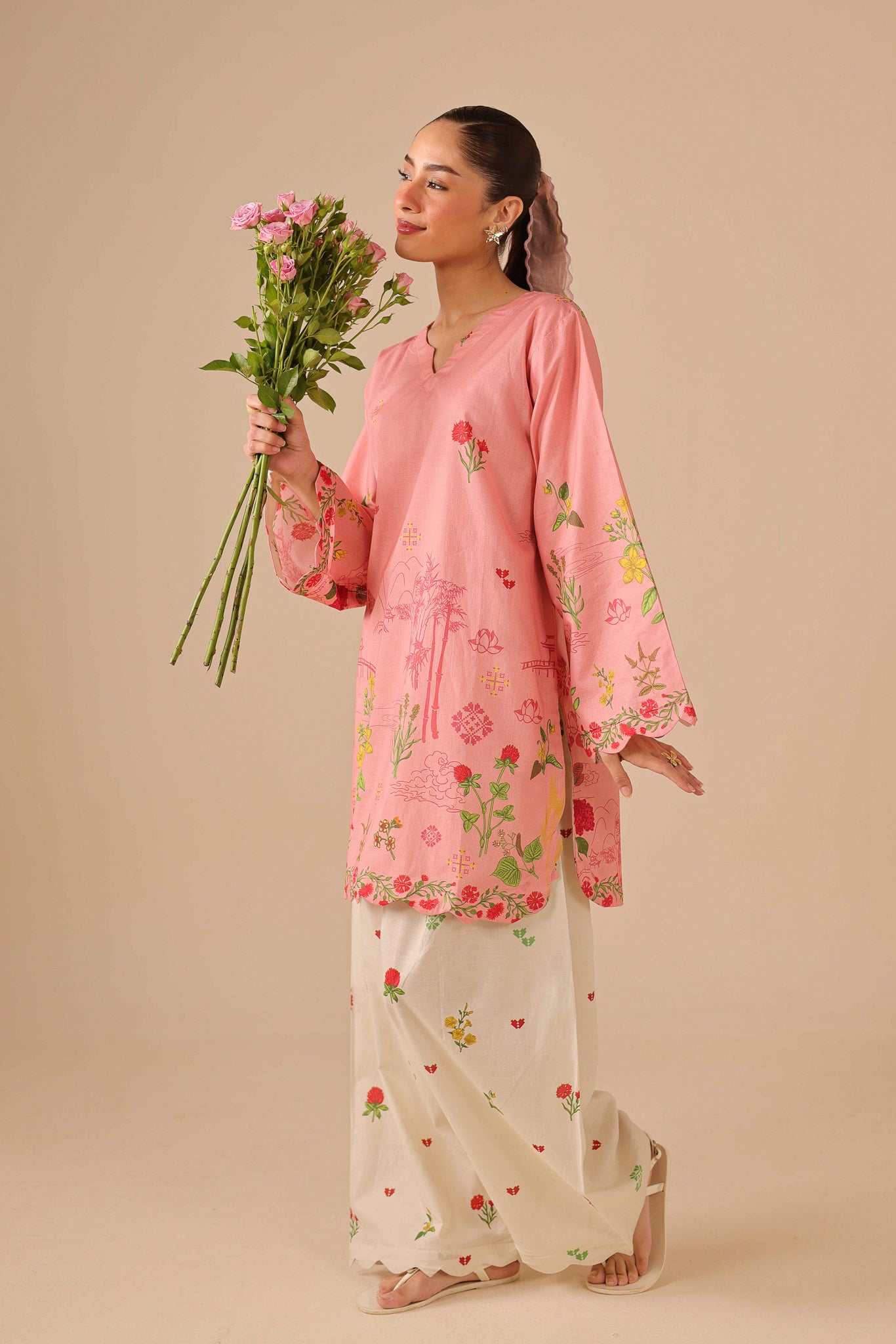 2PC Summer Lawn Dress - 44262