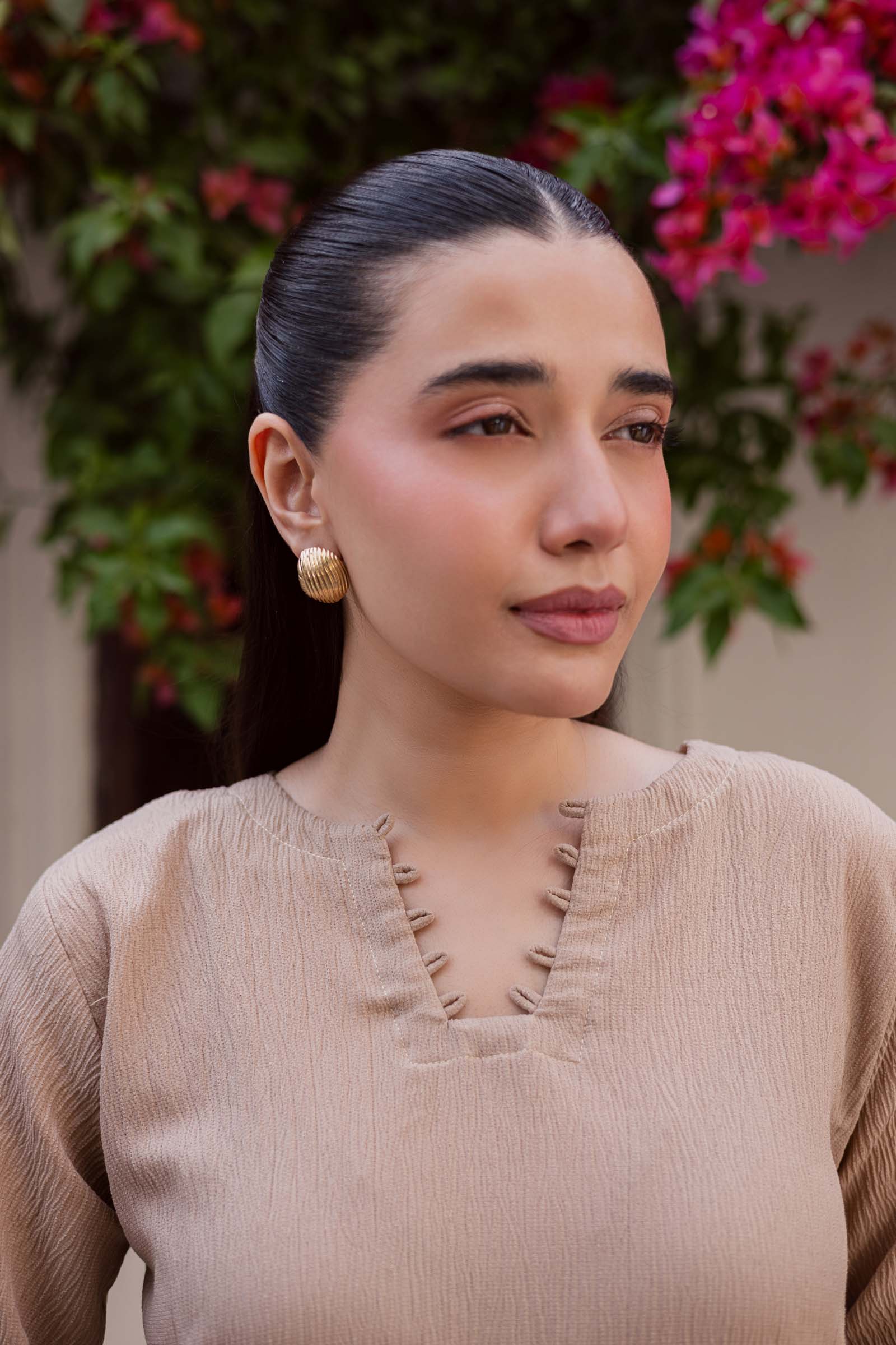 2PC Textured Dress-SB-Skin