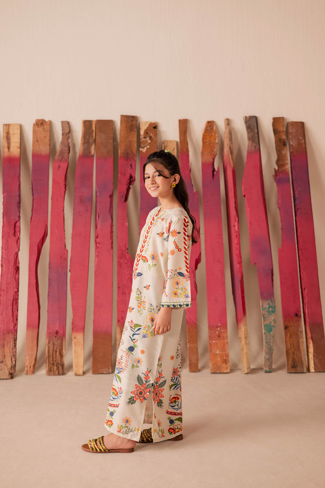 KF17-Kids Summer Kaftan