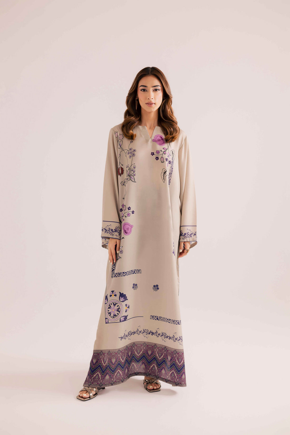 KF08 - Printed Kaftaan
