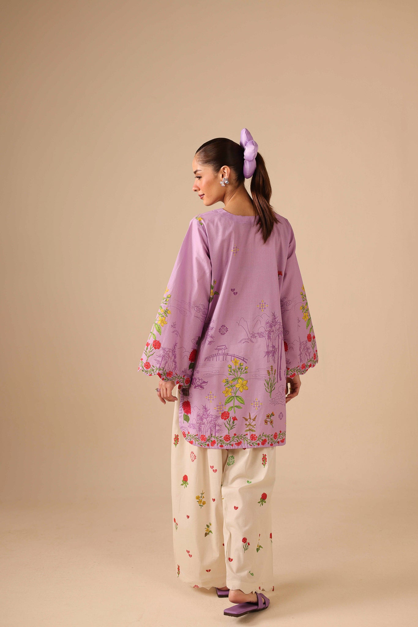 2PC Summer Lawn Dress - 44263