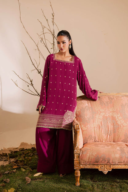 2PC Luxury Embroidered Dress- RSDP13