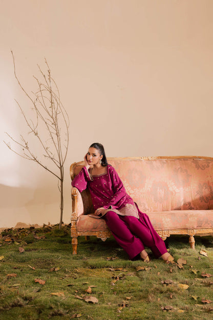 2PC Luxury Embroidered Dress- RSDP13