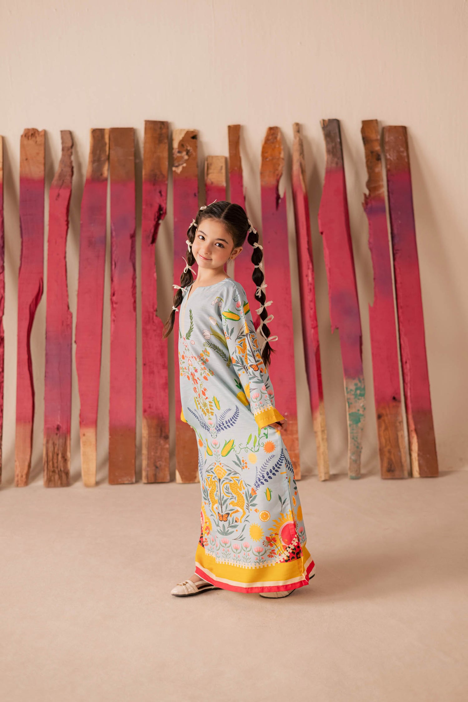 KF11-Kids Summer Kaftan