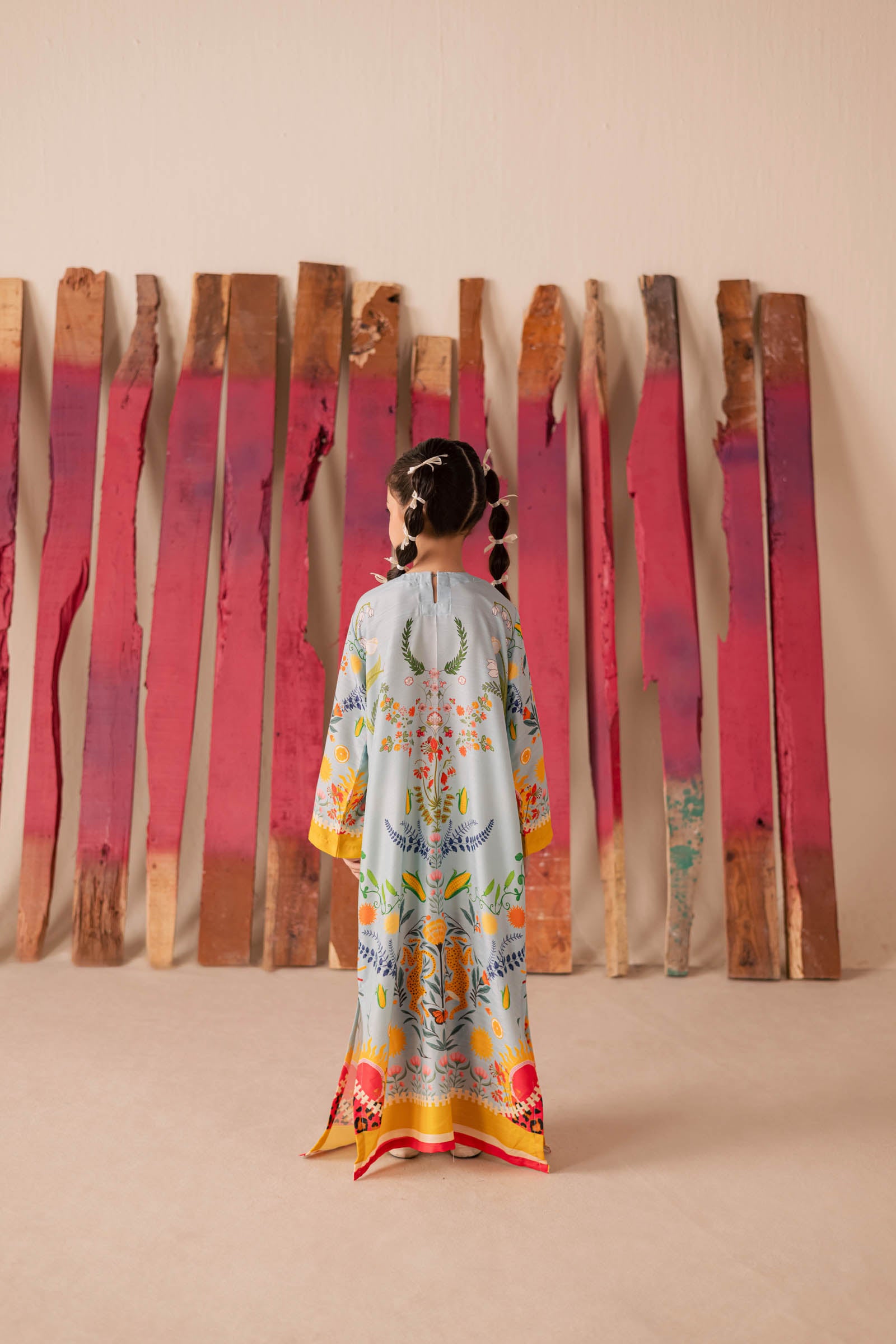 KF11-Kids Summer Kaftan