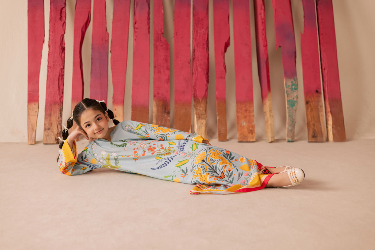 KF11-Kids Summer Kaftan