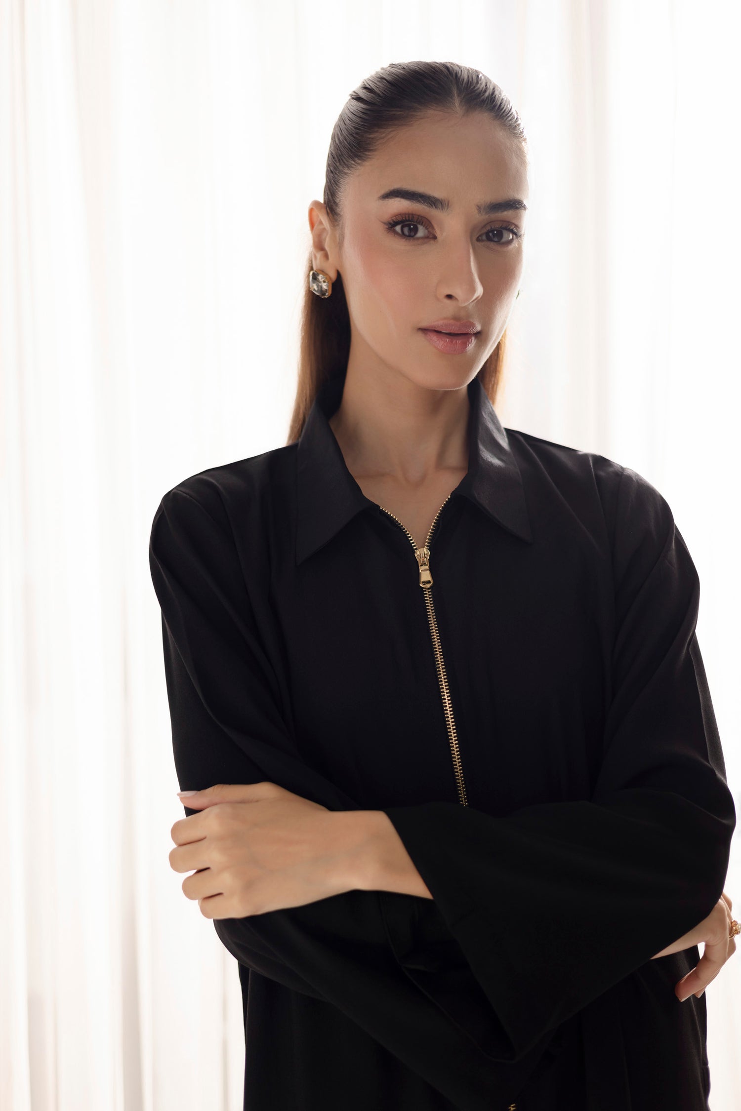 Solid 2PC Dress - SP-08 Black