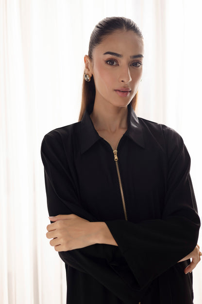 Solid 2PC Dress - SP-08 Black