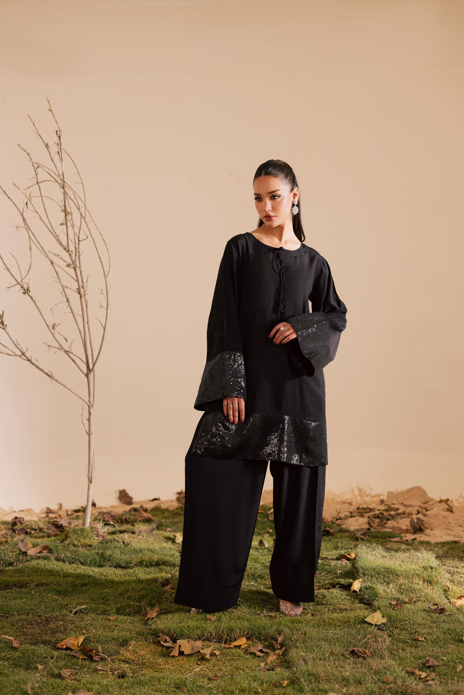 2PC Luxury Embroidered Dress- RSB19