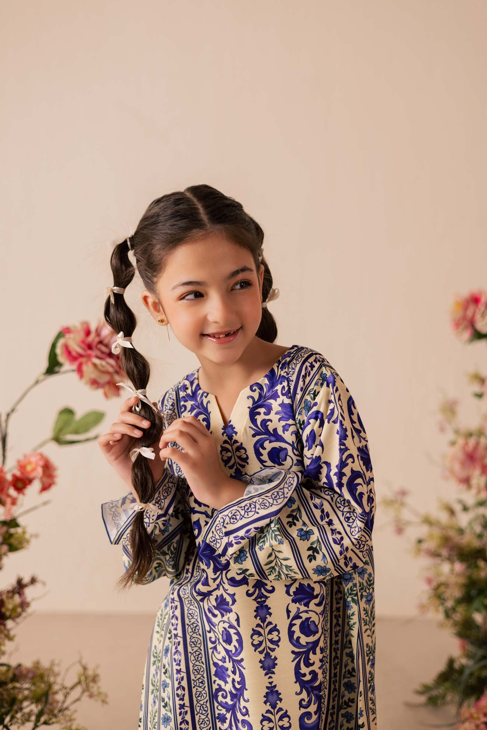 KF14-Kids Summer Kaftan