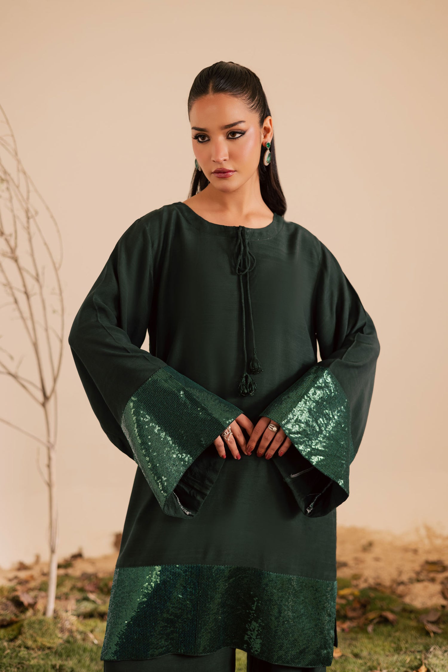 2PC Luxury Embroidered Dress- RSBG18