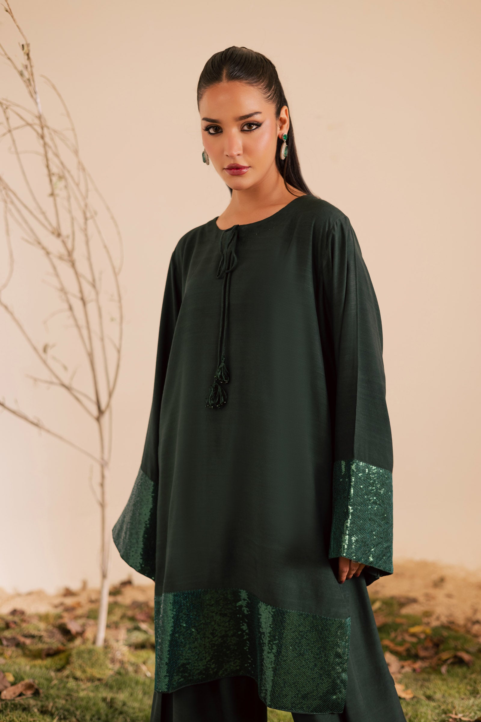 2PC Luxury Embroidered Dress- RSBG18