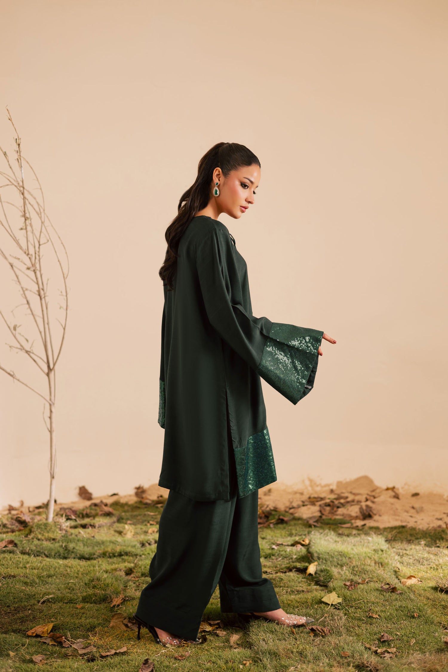 2PC Luxury Embroidered Dress- RSBG18