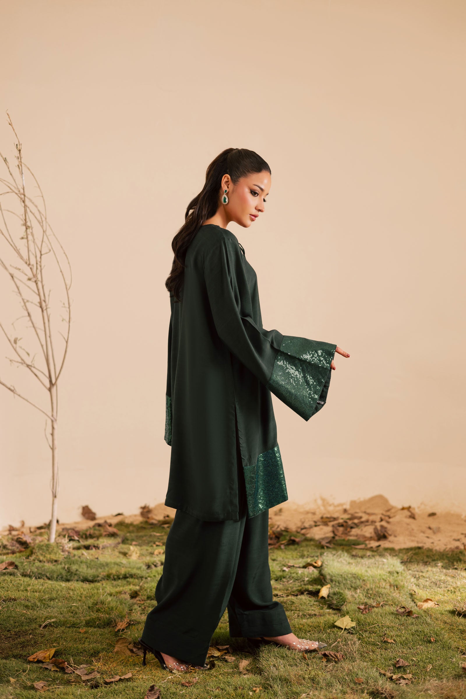 2PC Luxury Embroidered Dress- RSBG18