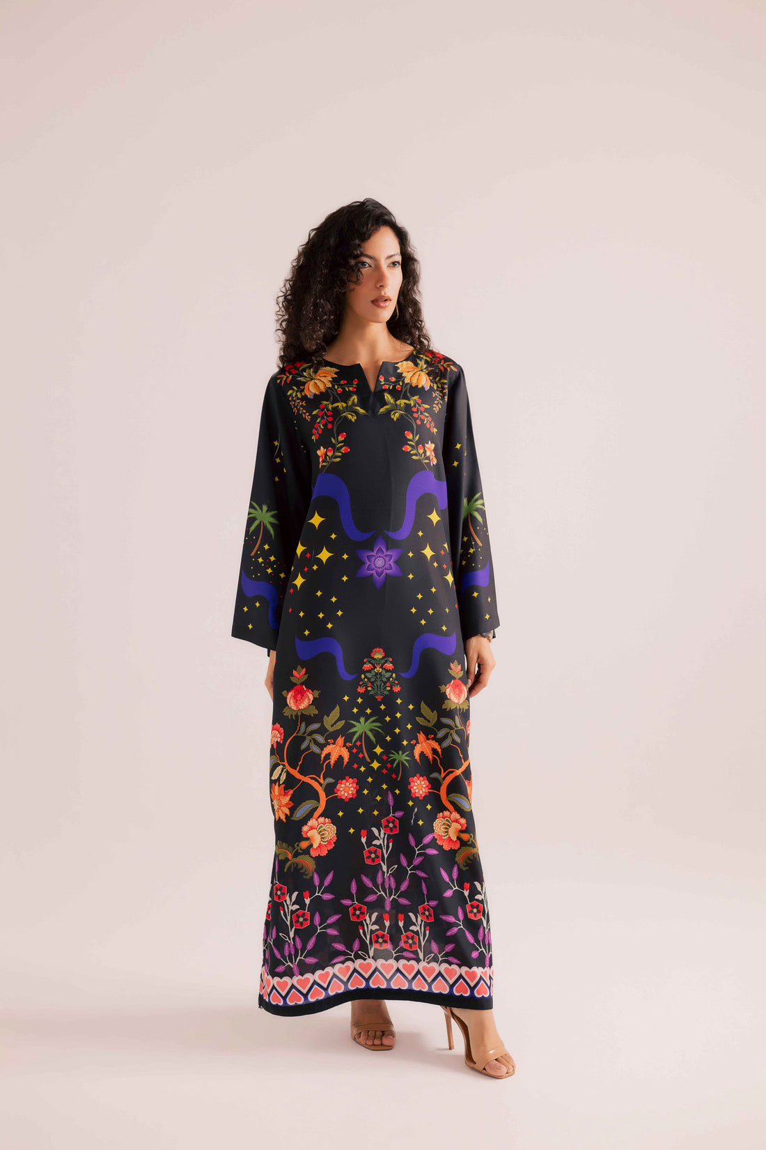 KF13 - Printed Kaftaan