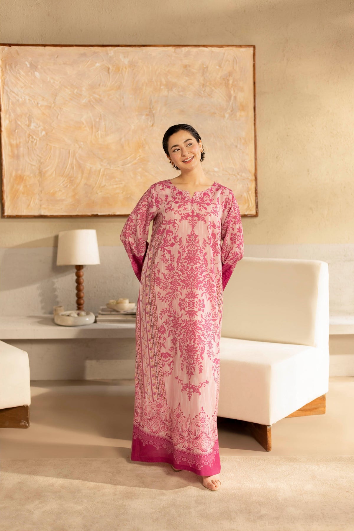 Grip Silk Kaftaan - HM08
