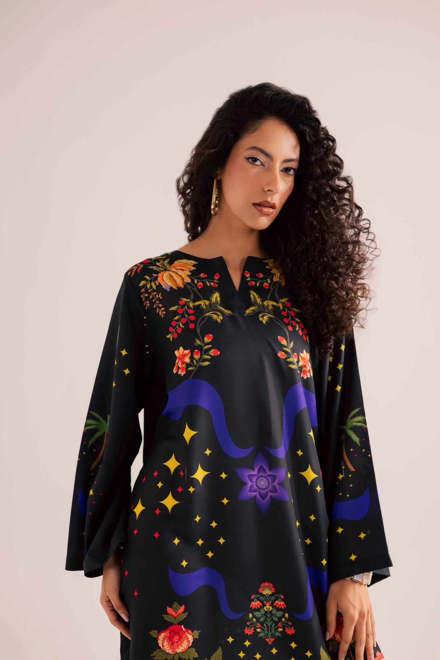 KF13 - Printed Kaftaan