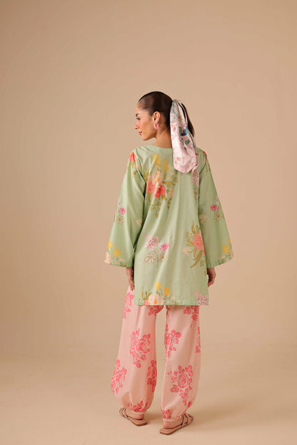 2PC Summer Lawn Dress - 44285