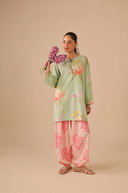 2PC Summer Lawn Dress - 44285
