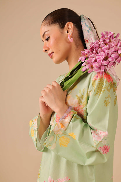 2PC Summer Lawn Dress - 44285