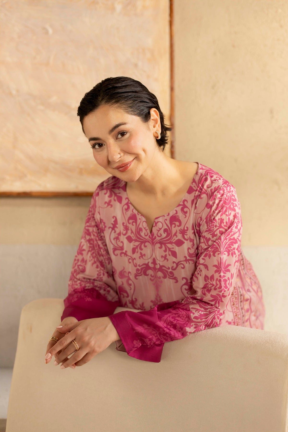 Grip Silk Kaftaan - HM08