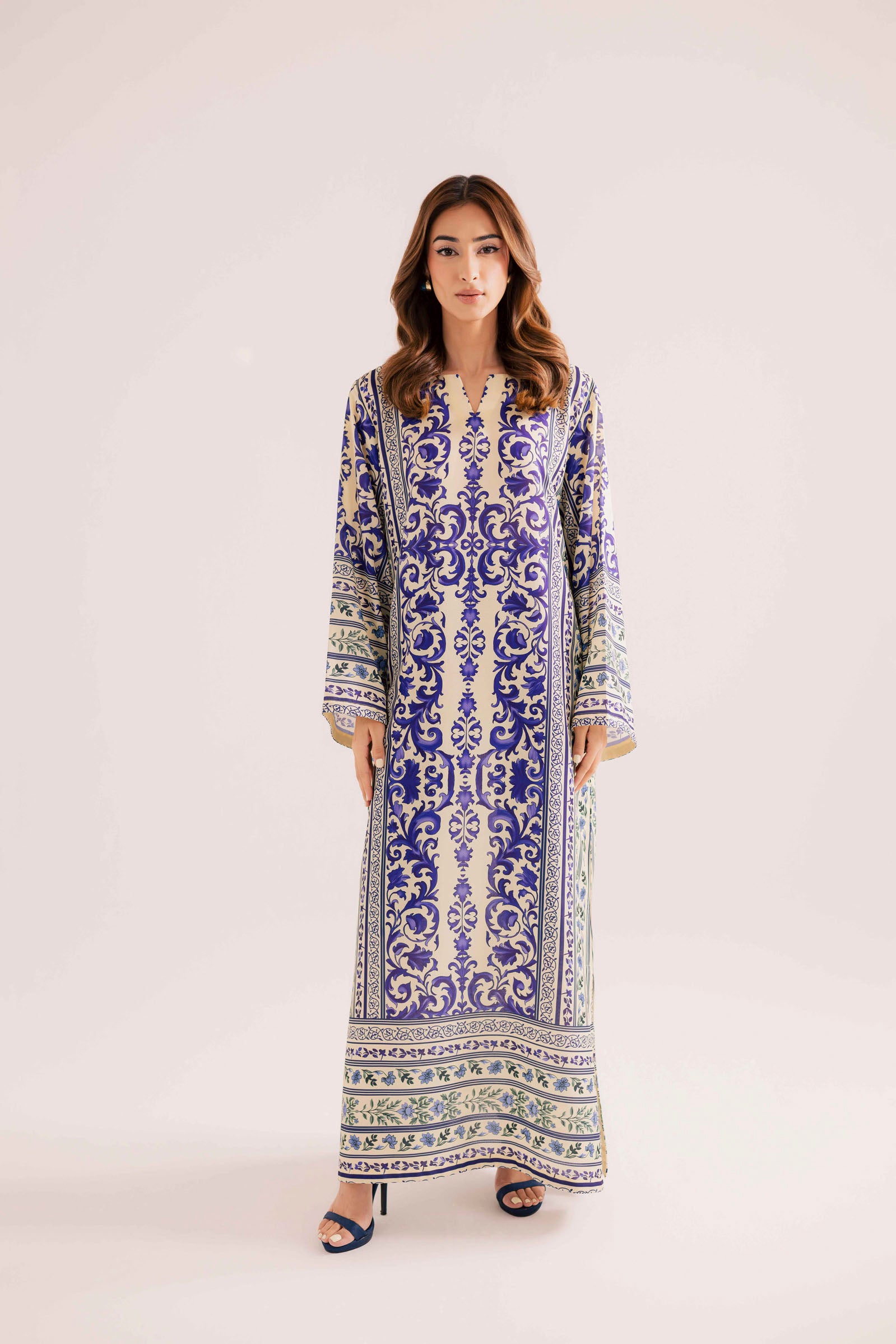 KF14 - Printed Kaftaan