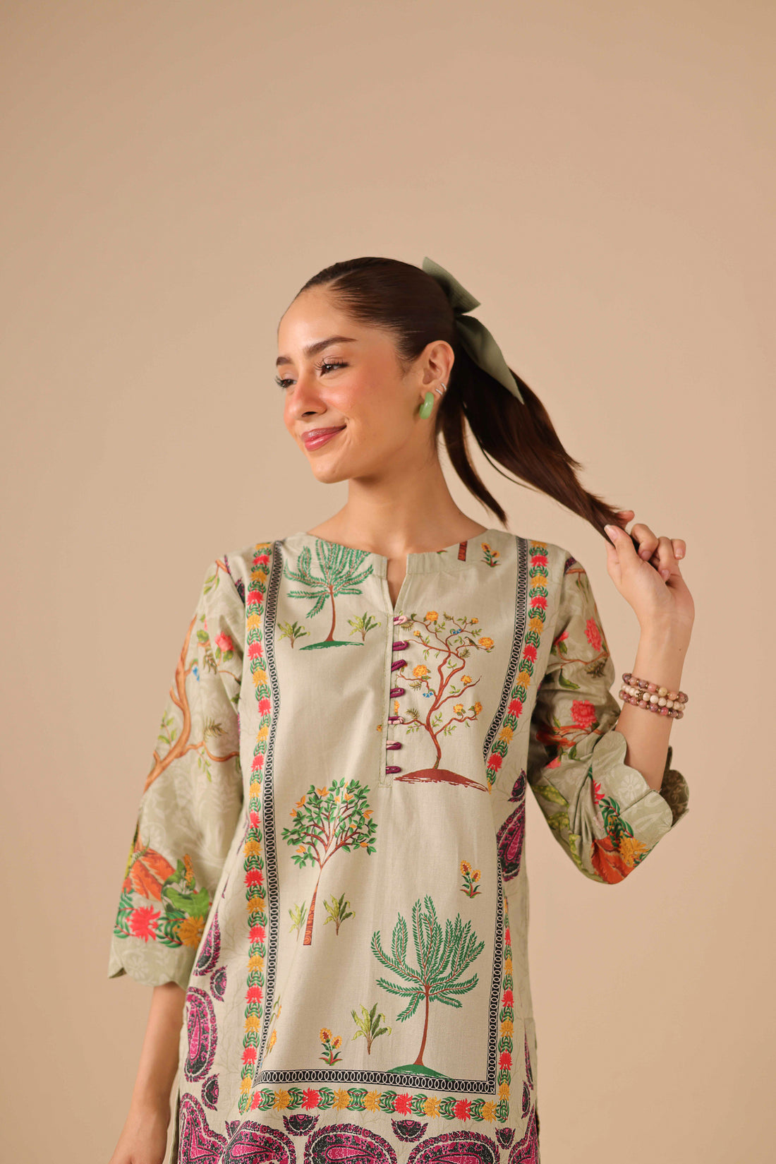 2PC Summer Lawn Dress - 44283